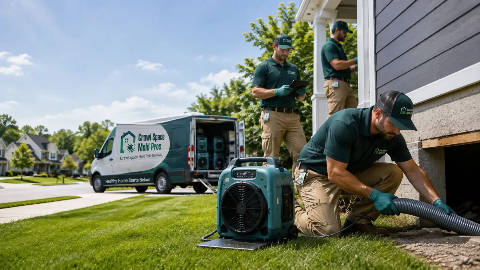 Crawl Space Mold Removal in Glyndon, MN